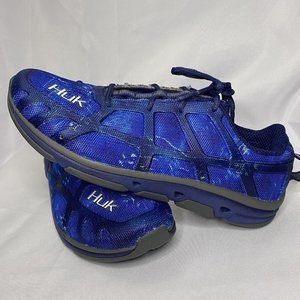 Huk Attack Performance Lace Up Athletic Fishing Shoes Men's size 10.5